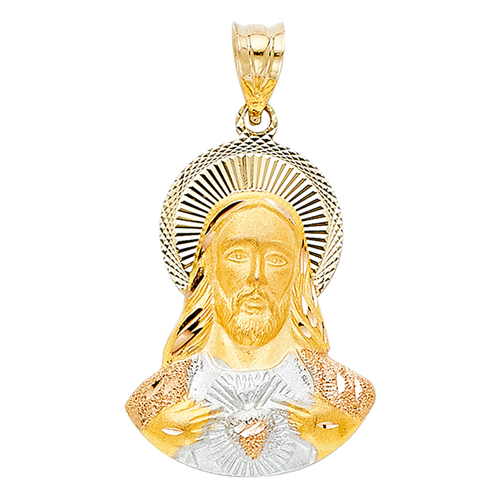 14KT RELIGIOUS STAMP PENDANT