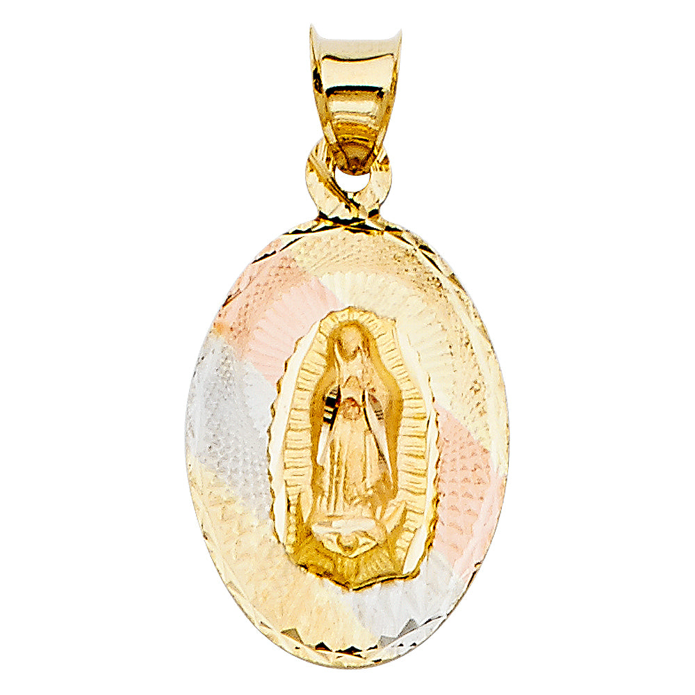 14KT RELIGIOUS STAMP PENDANT