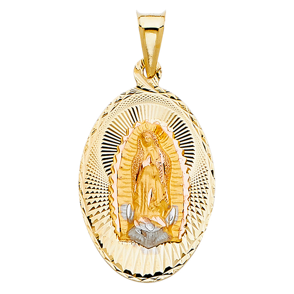 14KT RELIGIOUS STAMP PENDANT