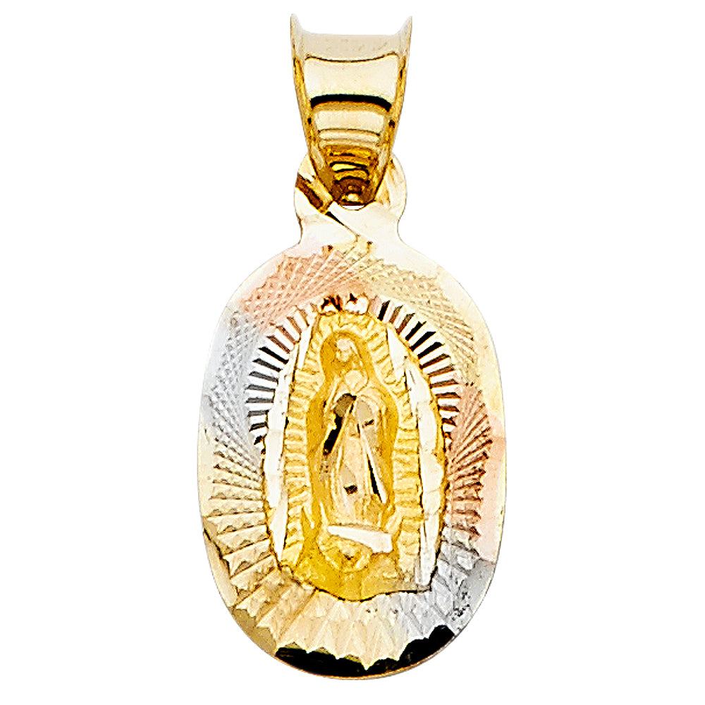 14KT RELIGIOUS STAMP PENDANT