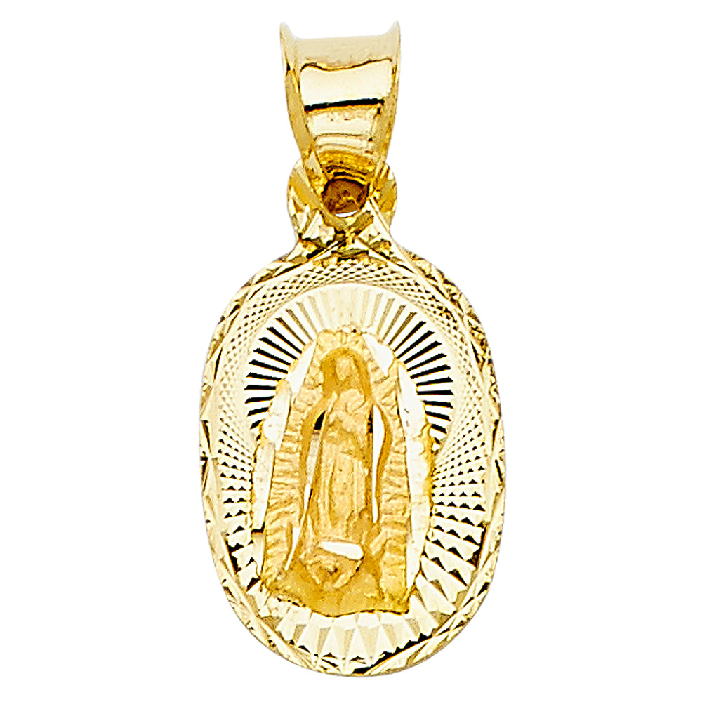 14KT RELIGIOUS STAMP PENDANT