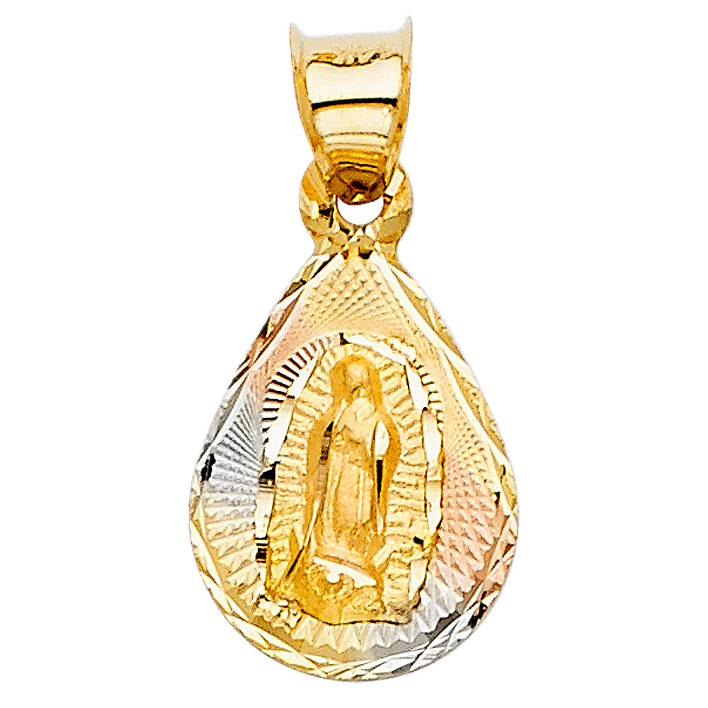 14KT RELIGIOUS STAMP PENDANT