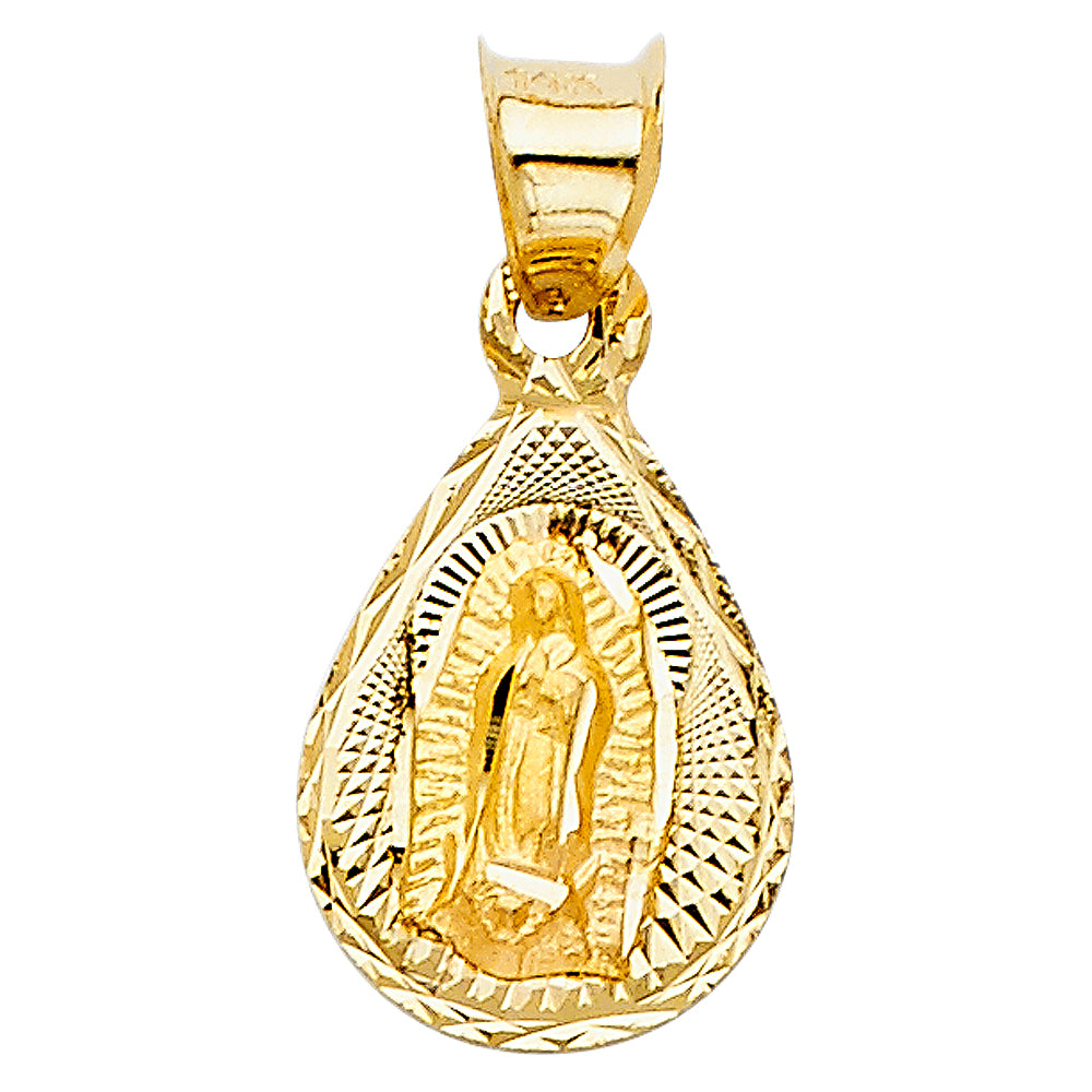 14KT RELIGIOUS STAMP PENDANT