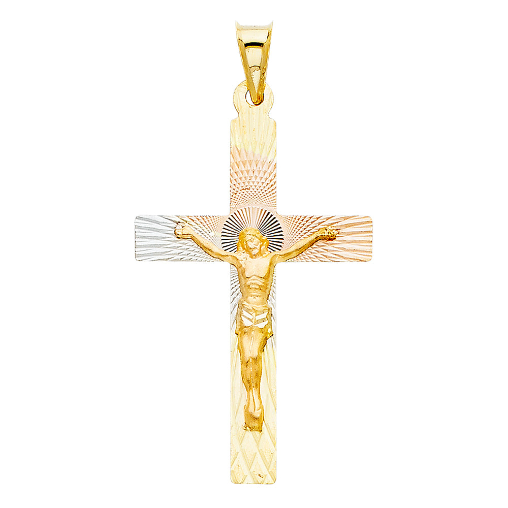 14KT RELIGIOUS STAMP PENDANT