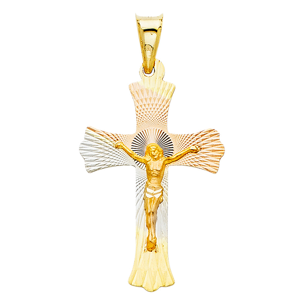 14KT RELIGIOUS STAMP PENDANT
