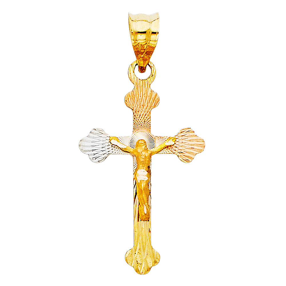 14KT RELIGIOUS STAMP PENDANT