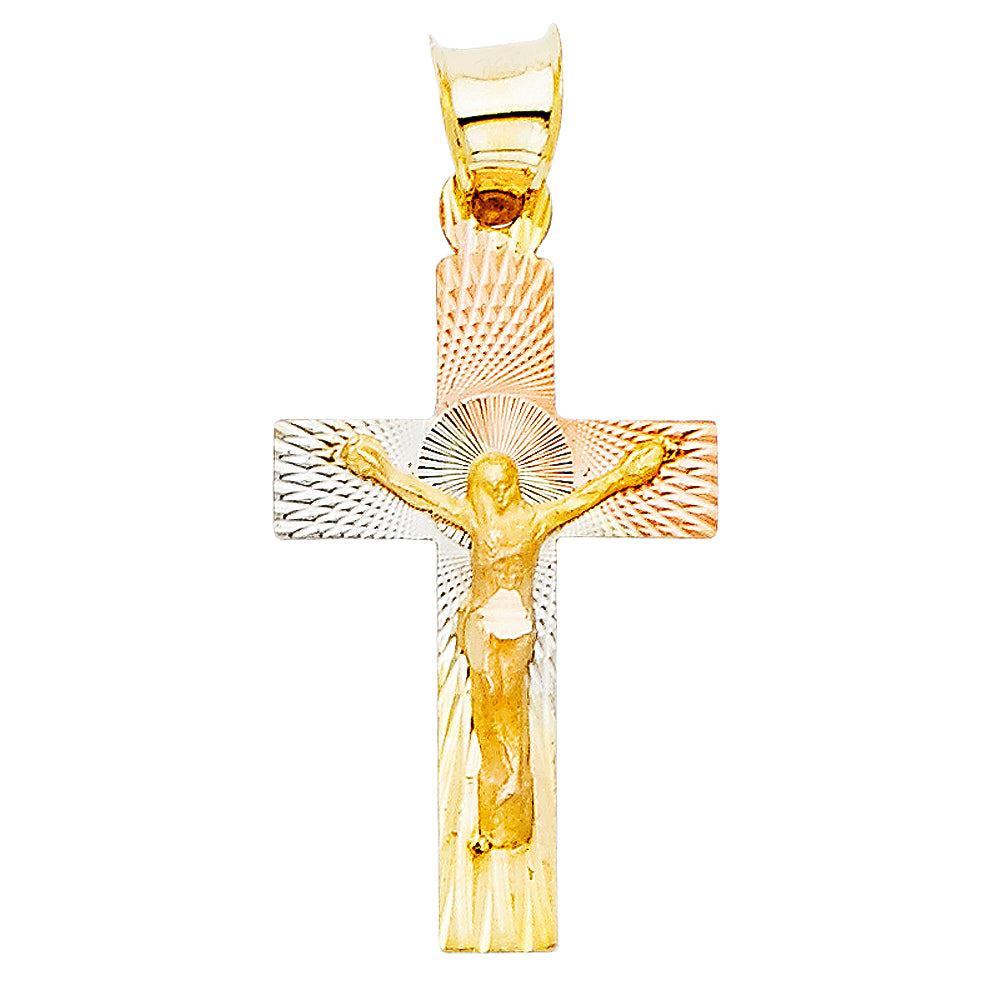 14KT RELIGIOUS STAMP PENDANT