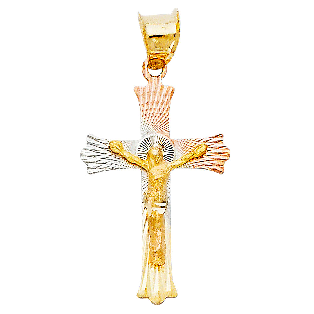 14KT RELIGIOUS STAMP PENDANT