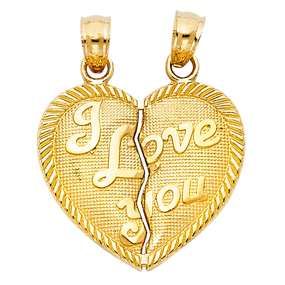 14KY HEART PENDANT