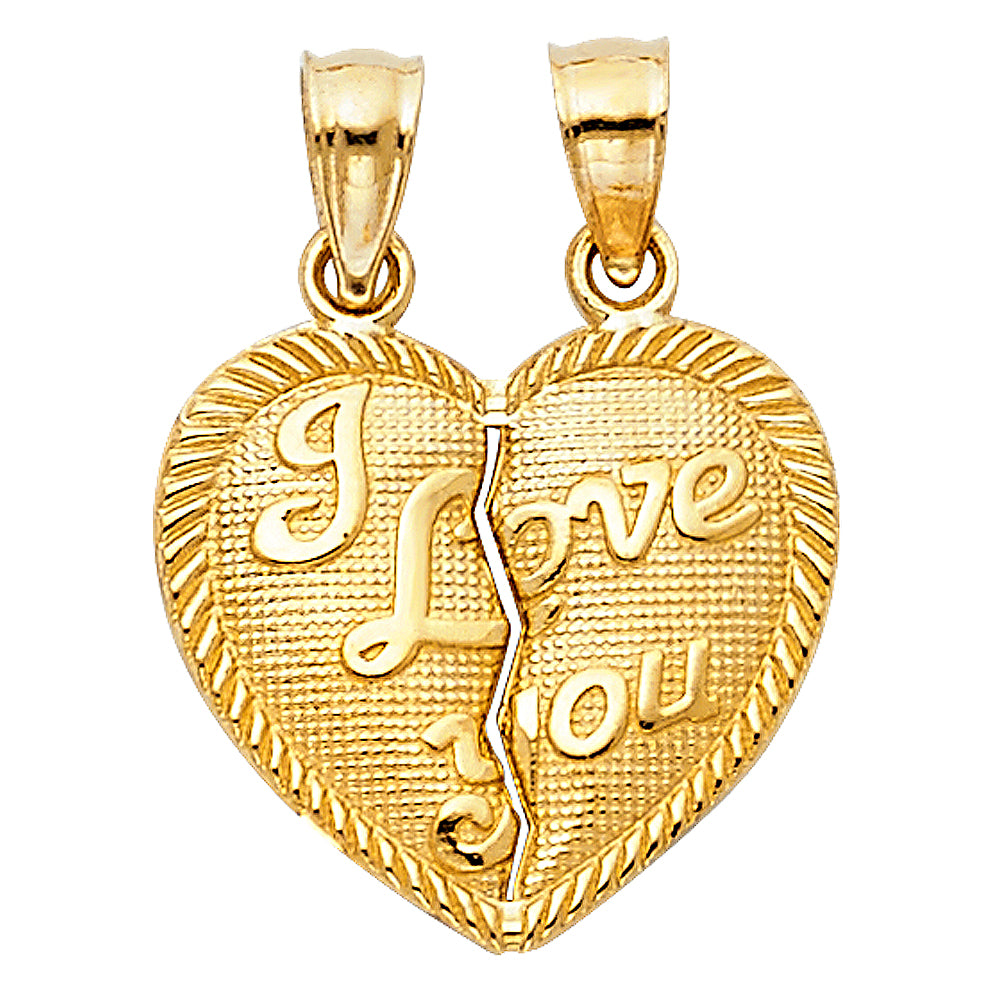 14KY HEART PENDANT