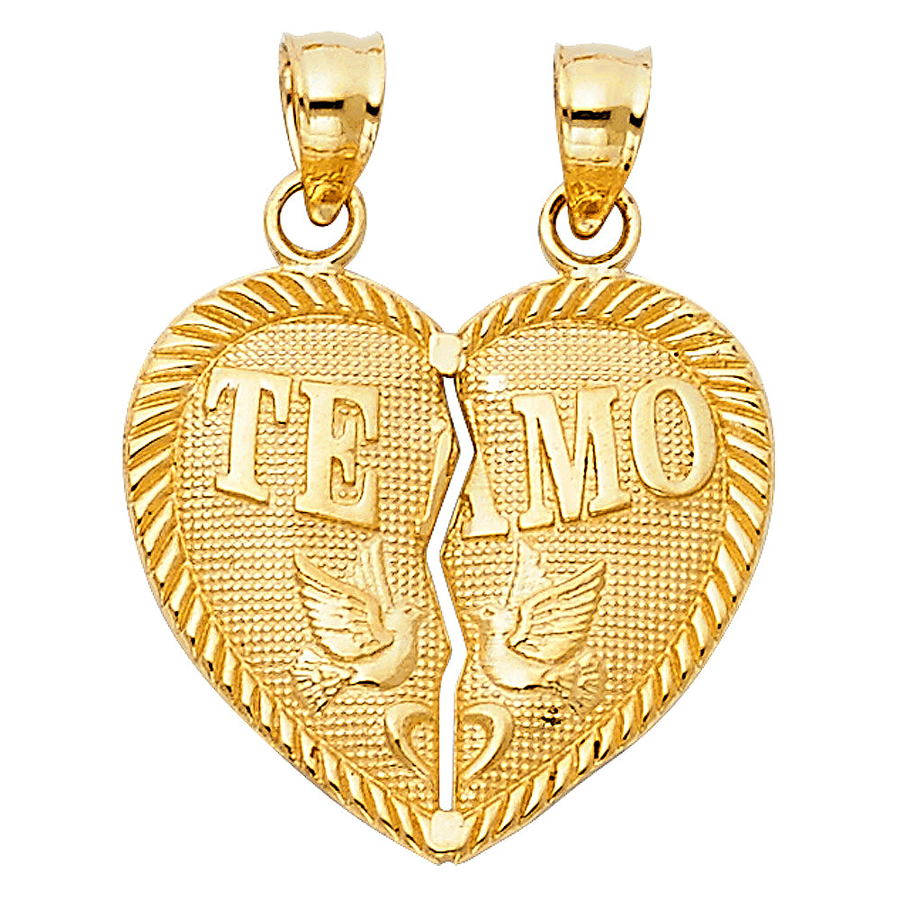 14KY HEART PENDANT