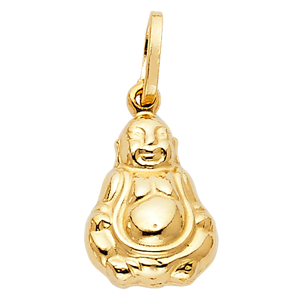14KY HOLLOW BUDDA PENDANT