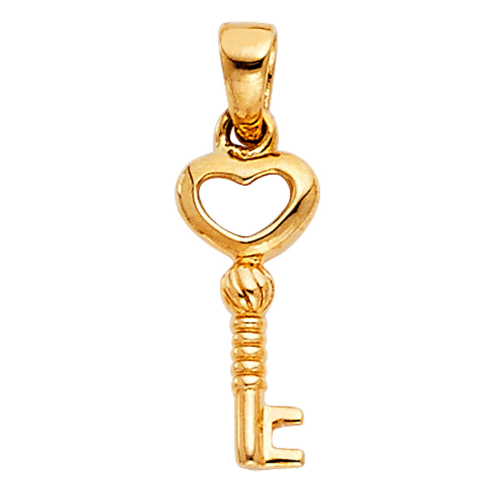 14KY SMALL KEY PENDANT
