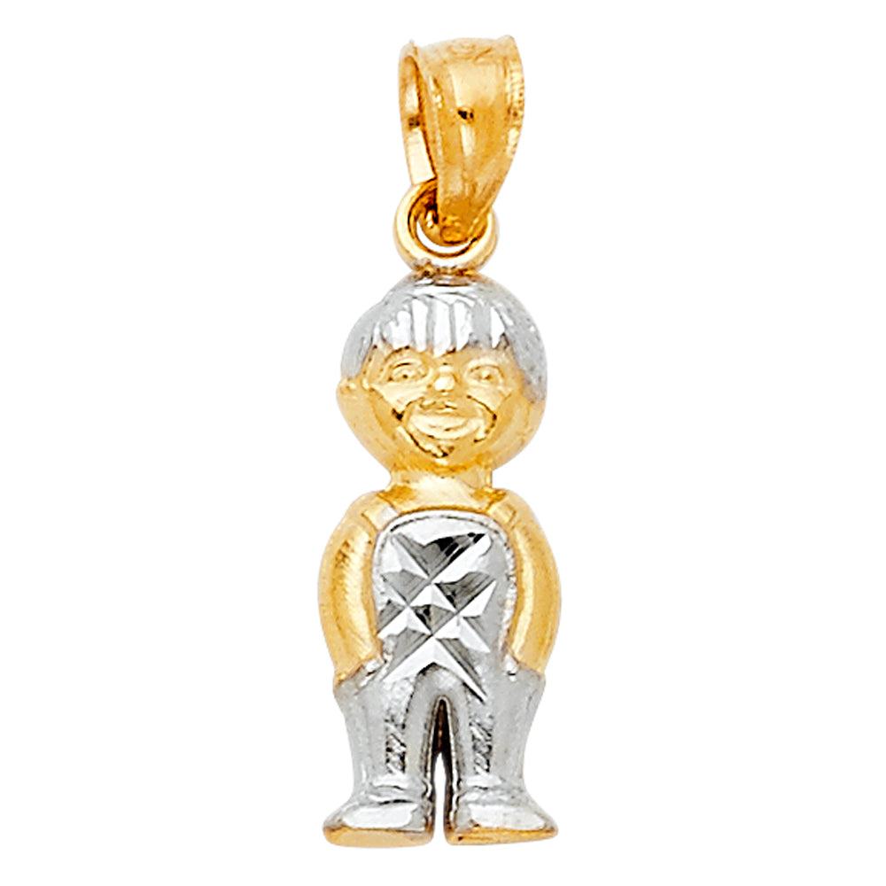 14K 2T BABY PENDANT