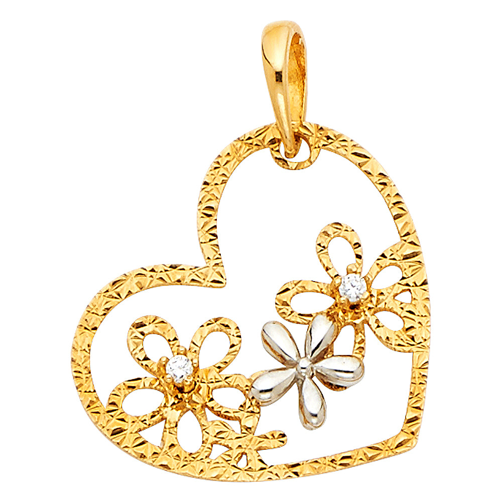 14K 2T PENDANT