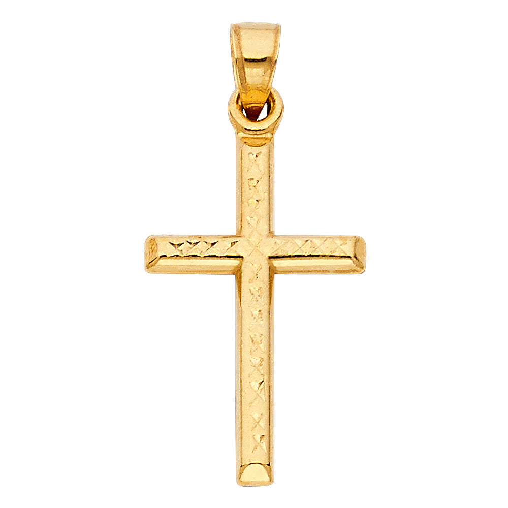 14KY CROSS PENDANT