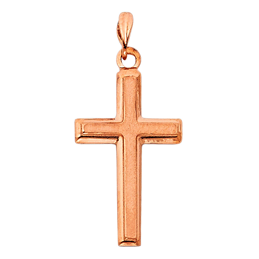 14K R LATIN DESIGN CROSS PENDANT