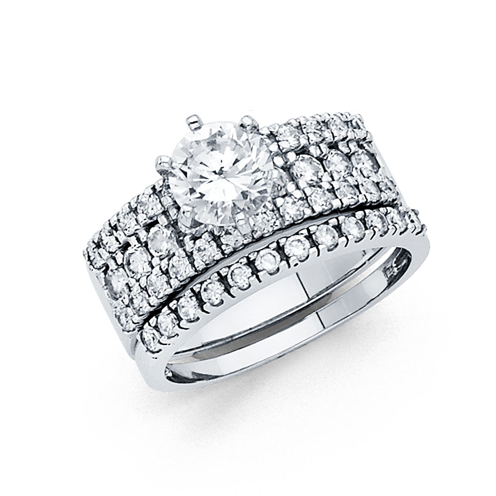14KW CZ ENG RING