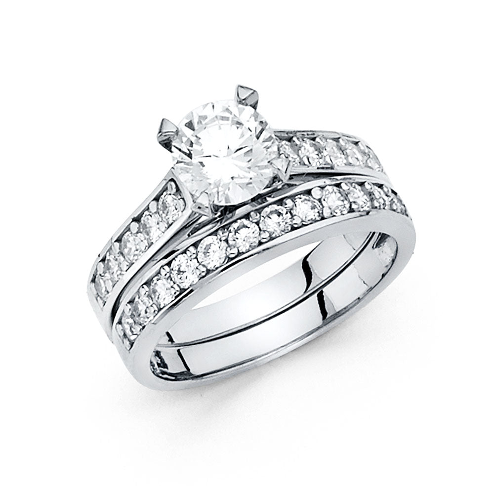 14KW CZ ENG RING
