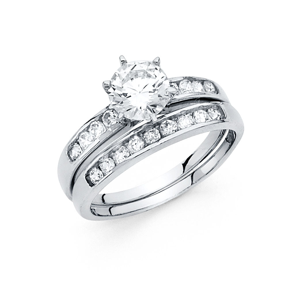 14KW CZ ENG RING