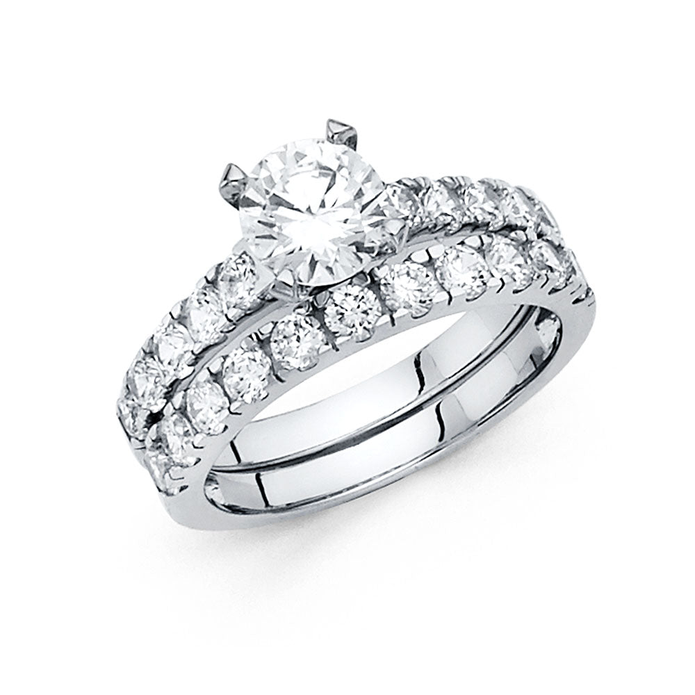 14KW CZ ENG RING