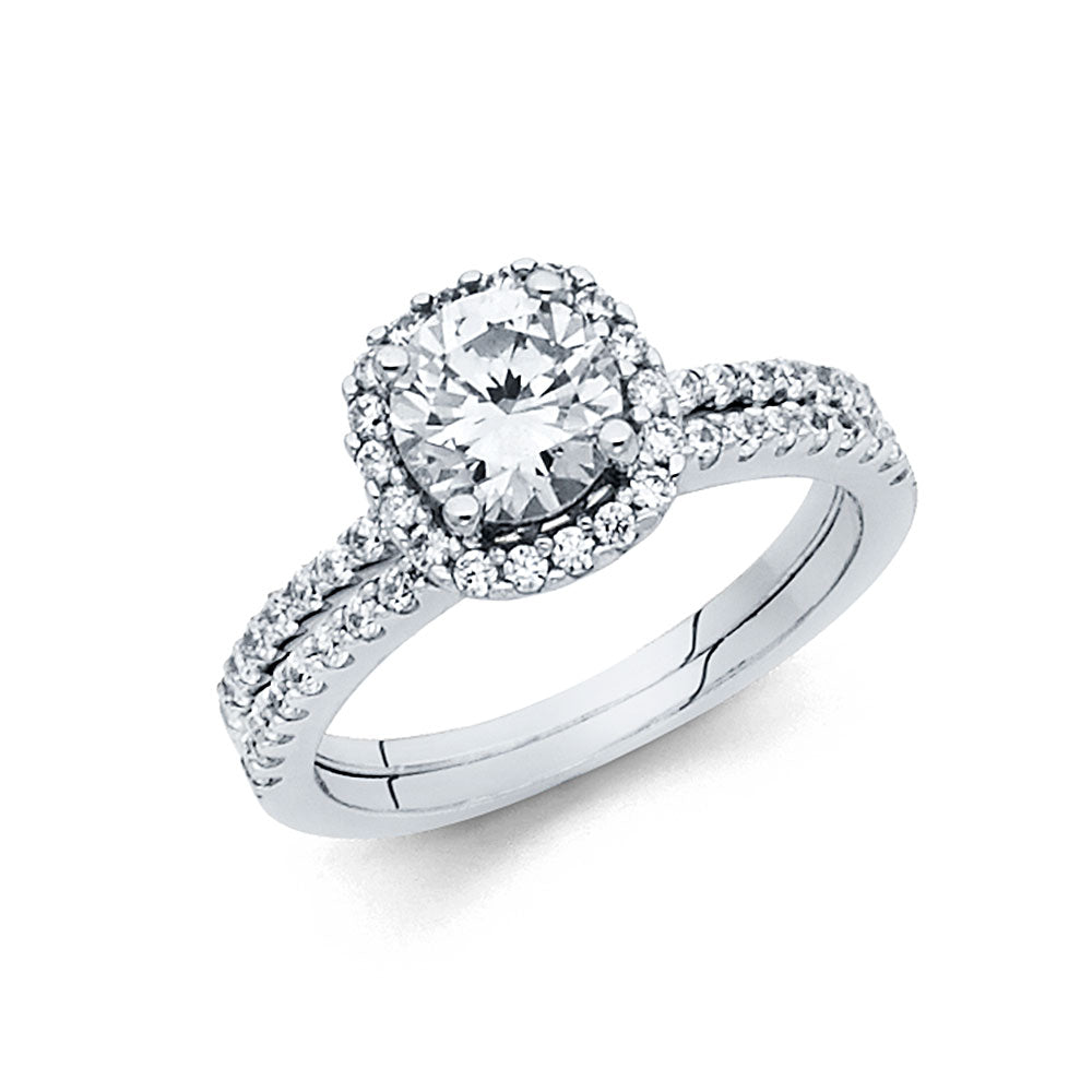 14KW CZ ENG RING