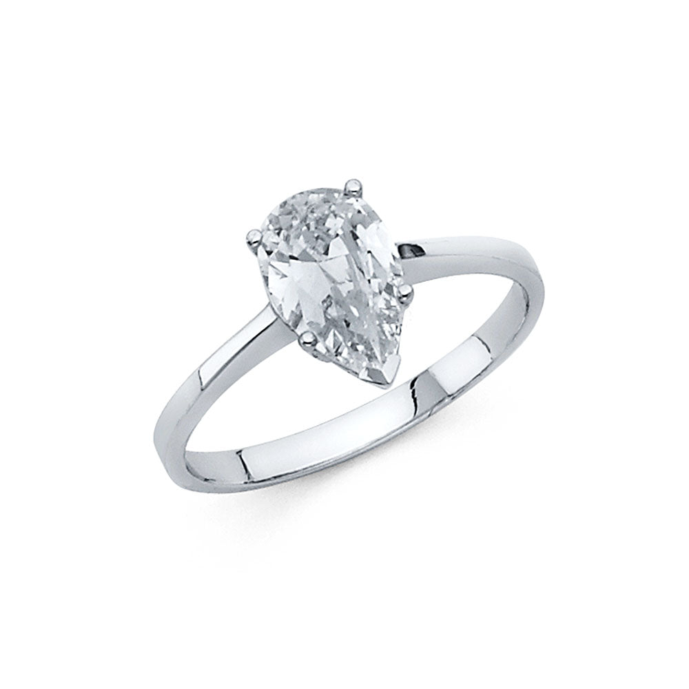 14KW CZ ENG RING