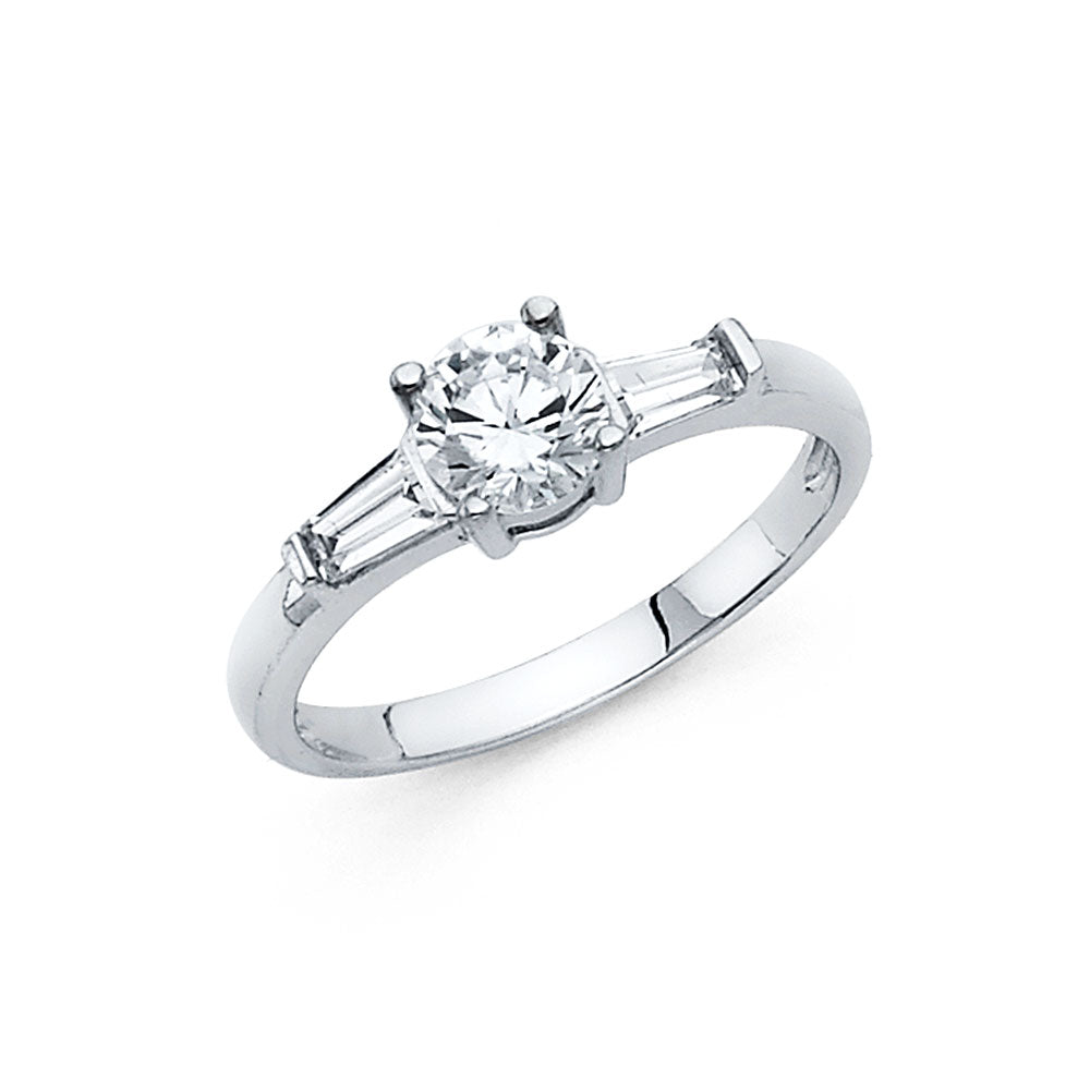 14KW CZ ENG RING