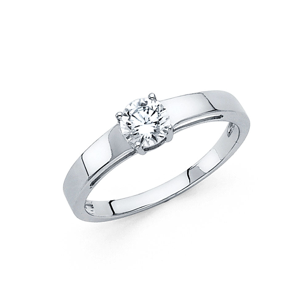 14KW CZ ENG RING