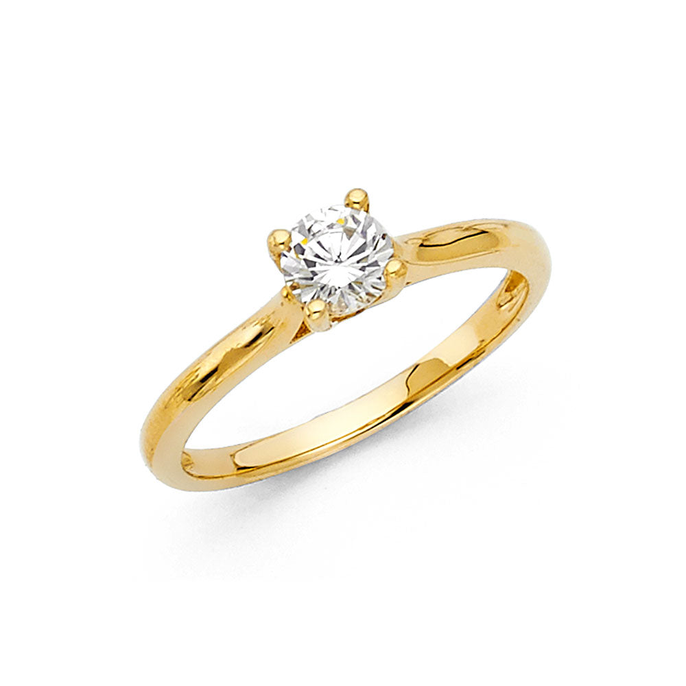 14KY CZ ENG RING