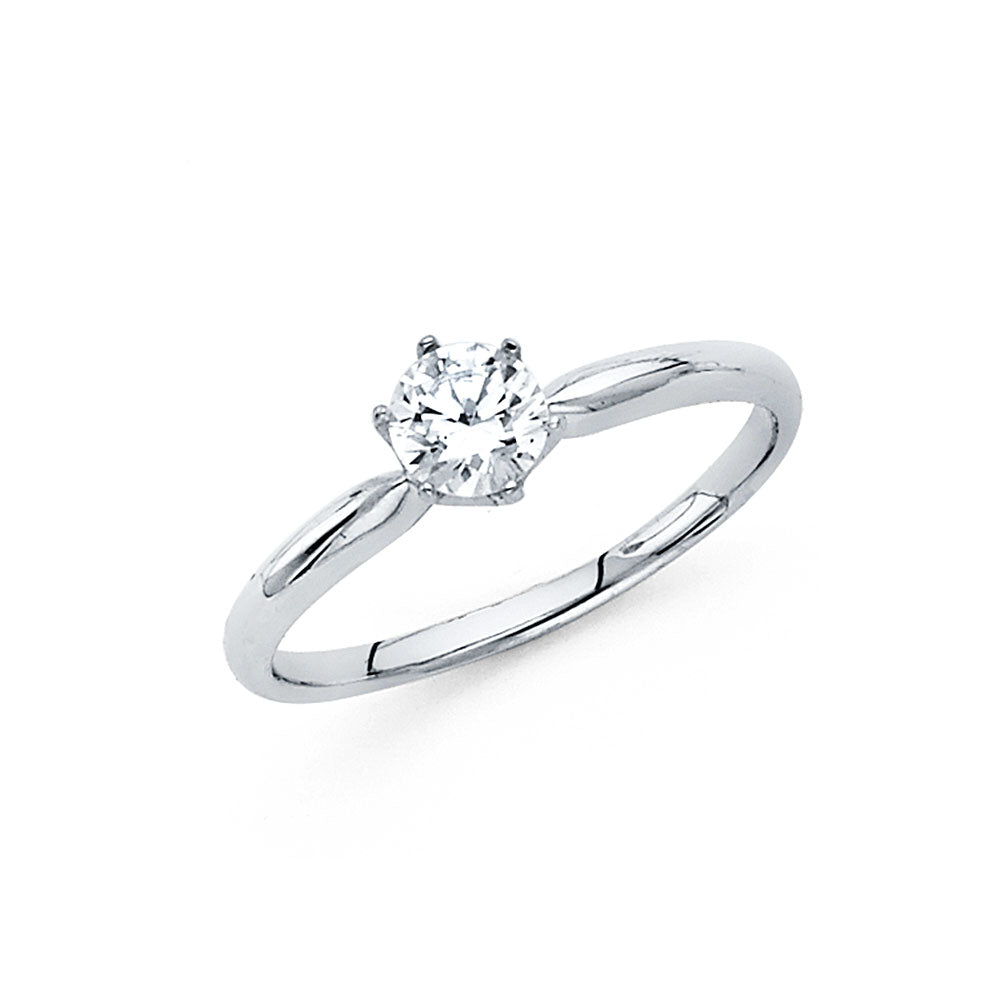 14KW CZ ENG RING