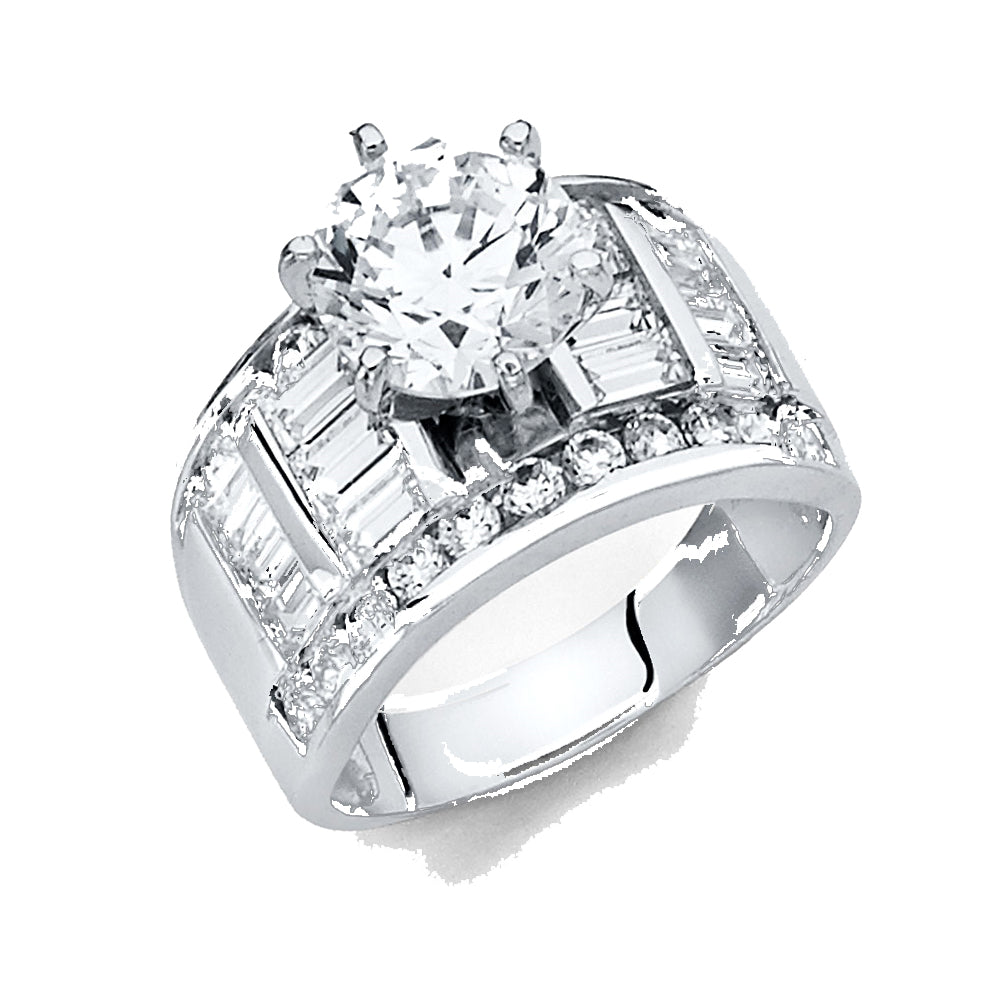14KW CZ ENG RING