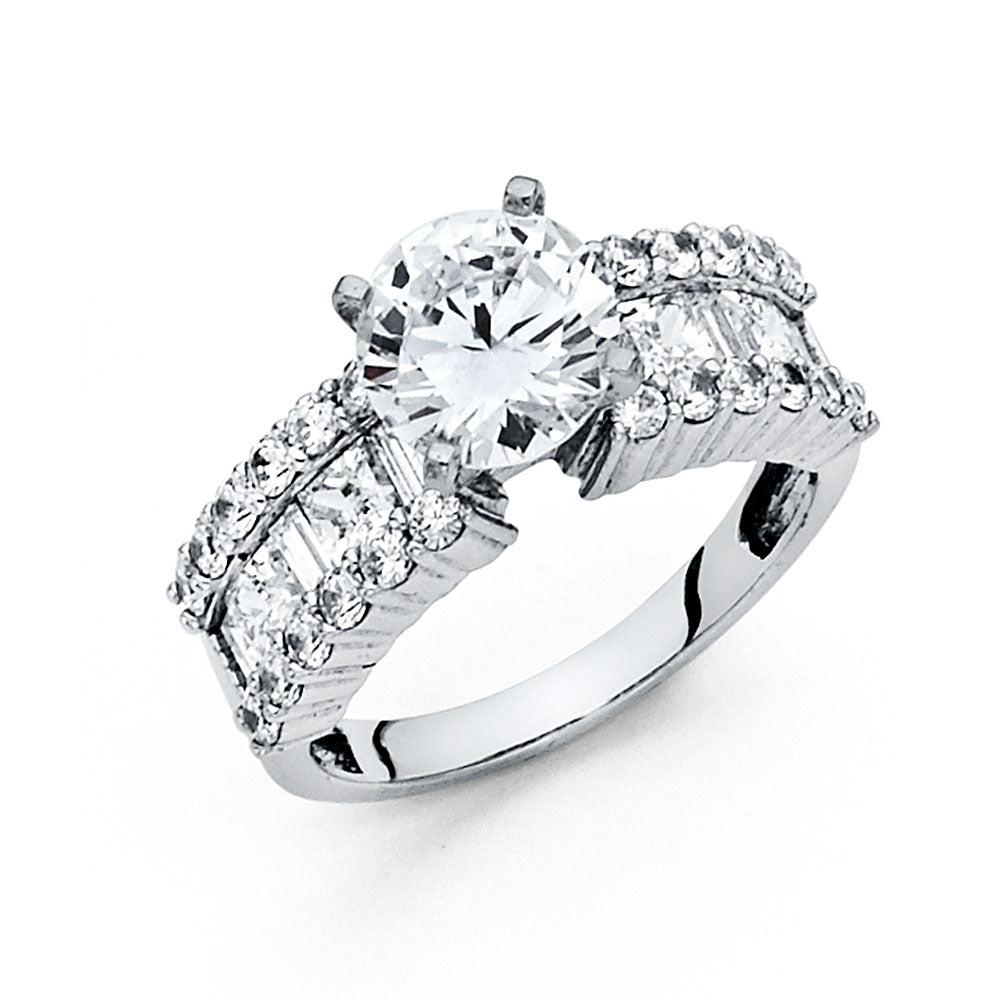 14KW CZ ENG RING