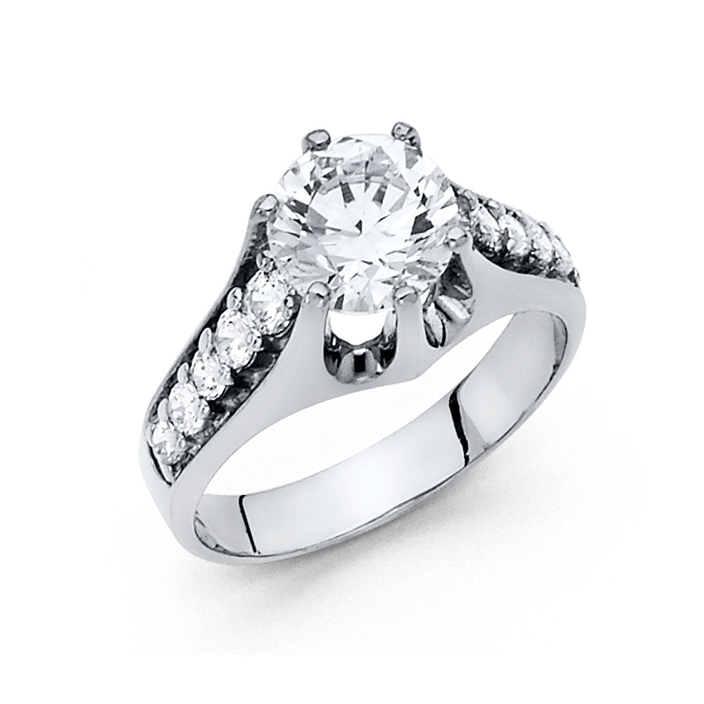 14KW CZ ENG RING