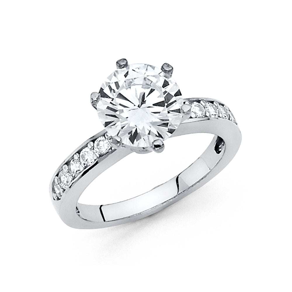 14KW CZ ENG RING