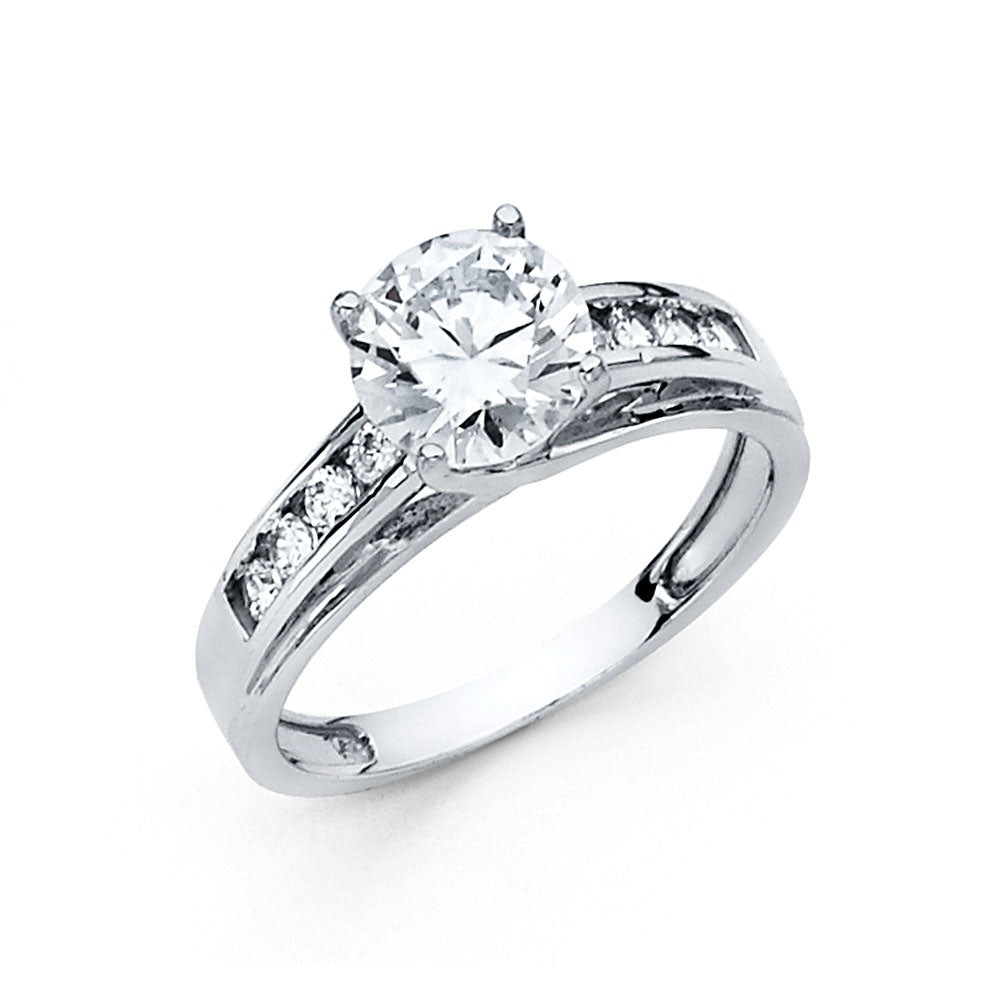 14KW CZ ENG RING