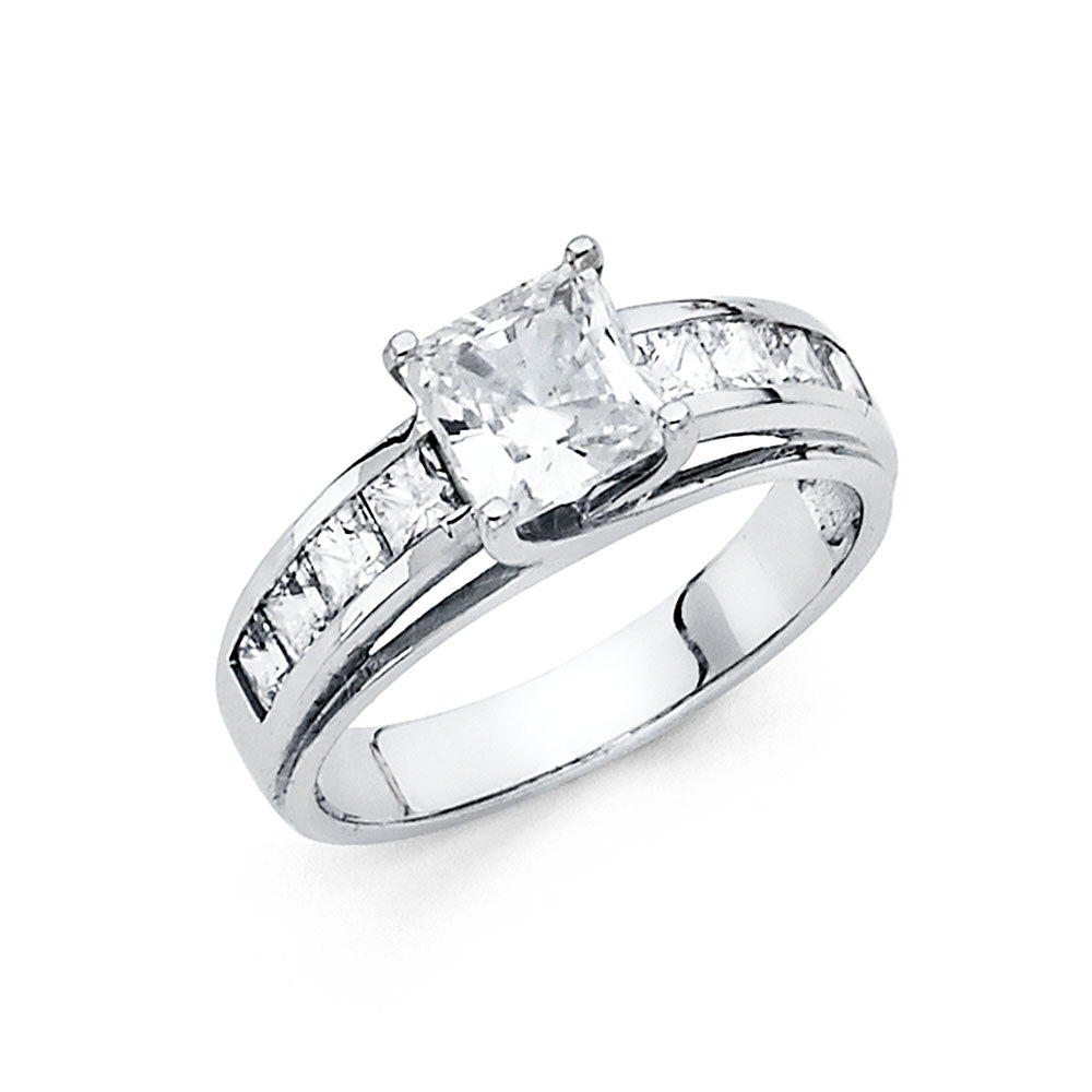 14KW CZ ENG RING
