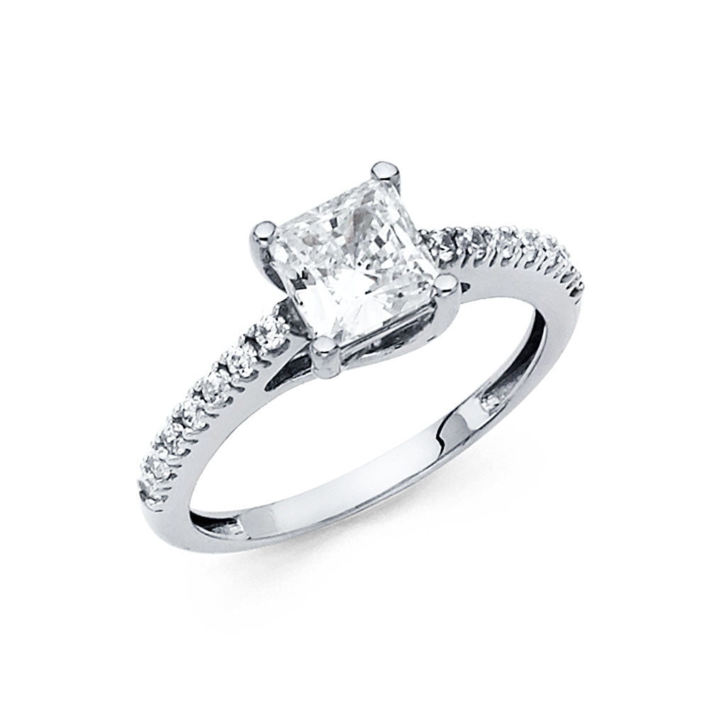14KW CZ ENG RING