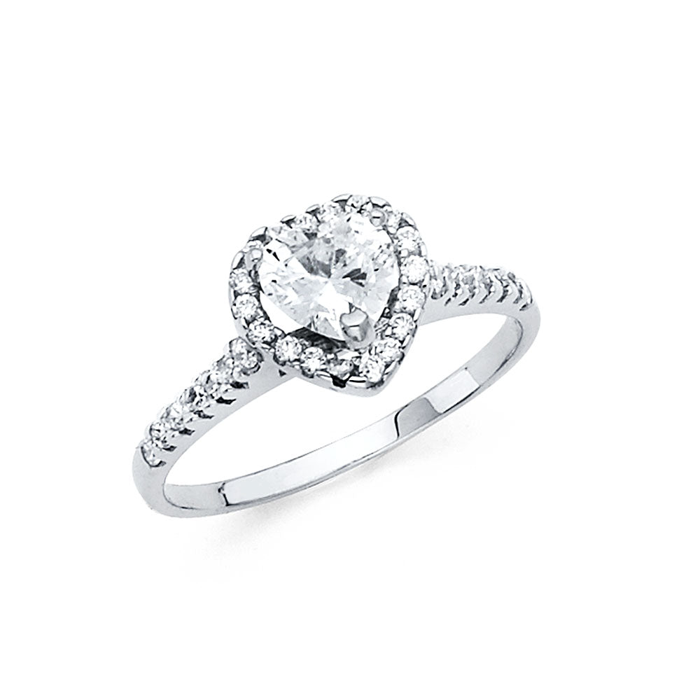 14KW CZ ENG RING
