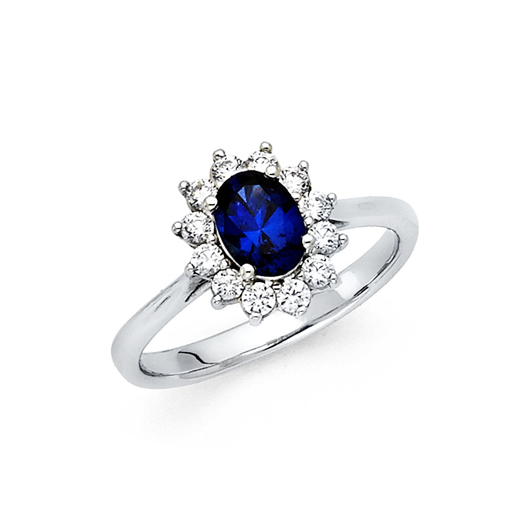 14KW CZ ENG RING