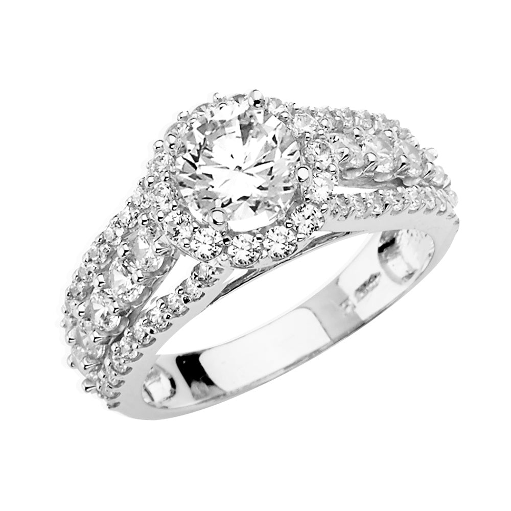 14KW CZ ENG RING