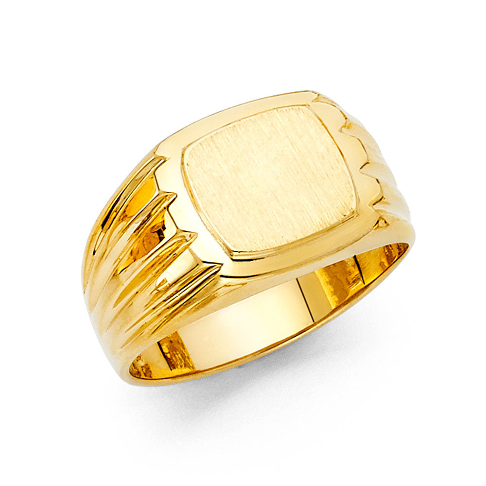14KY MENS SIGNET RING