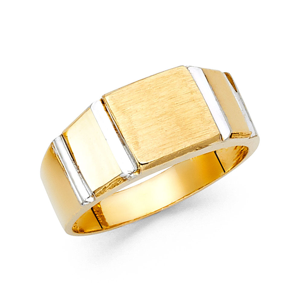 14K 2T MENS RING