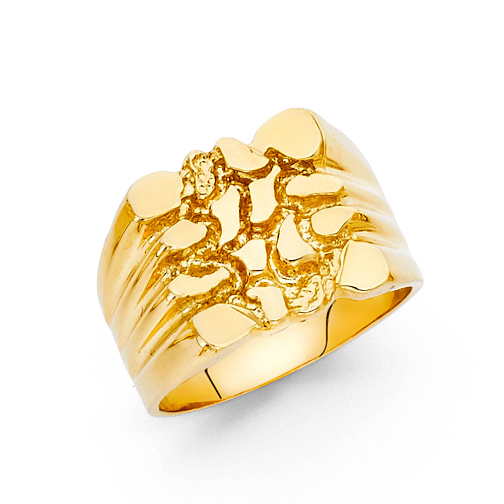 14KY NUGGET RING