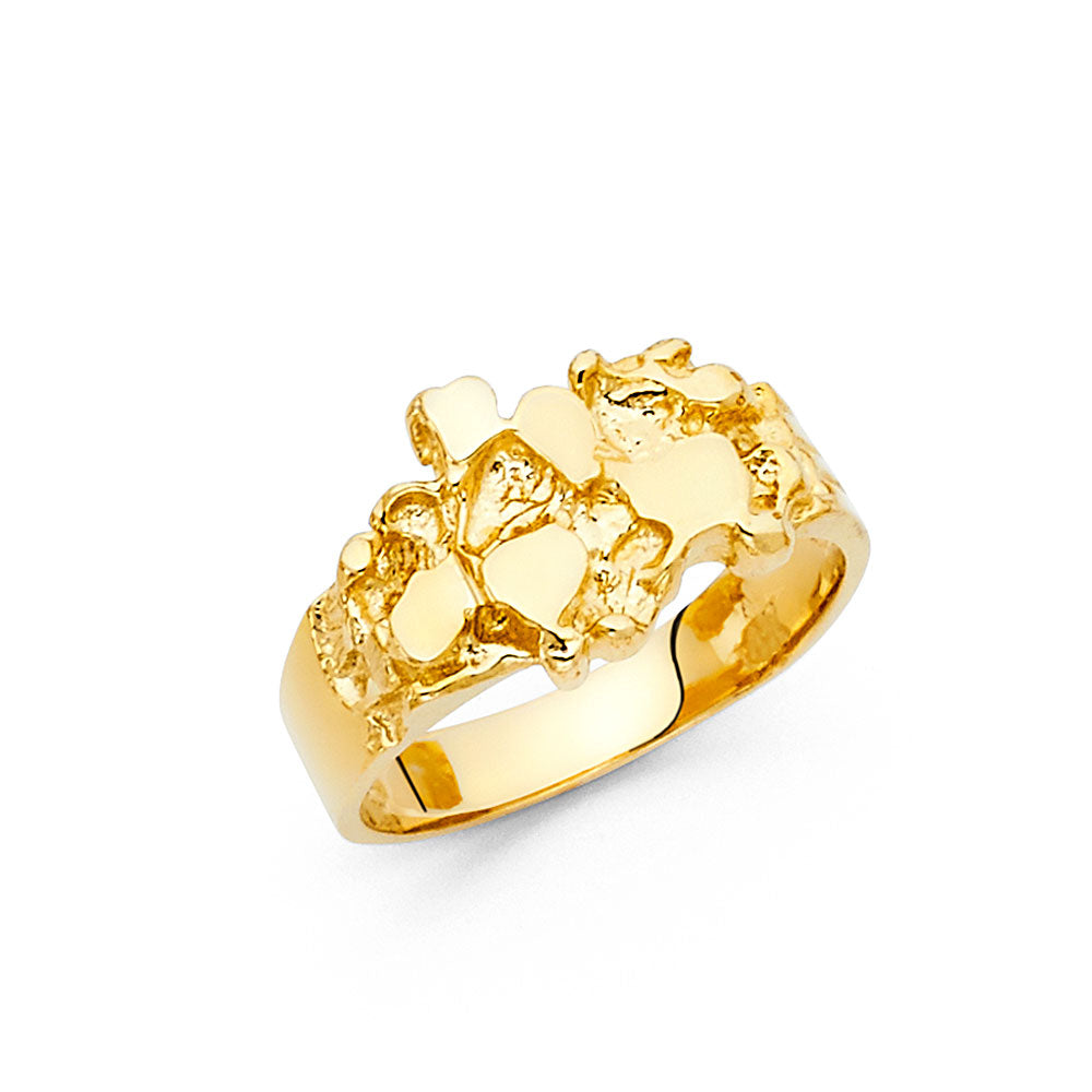 14KY NUGGET RING
