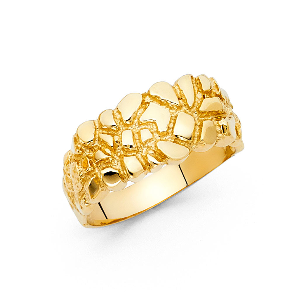14KY NUGGET RING