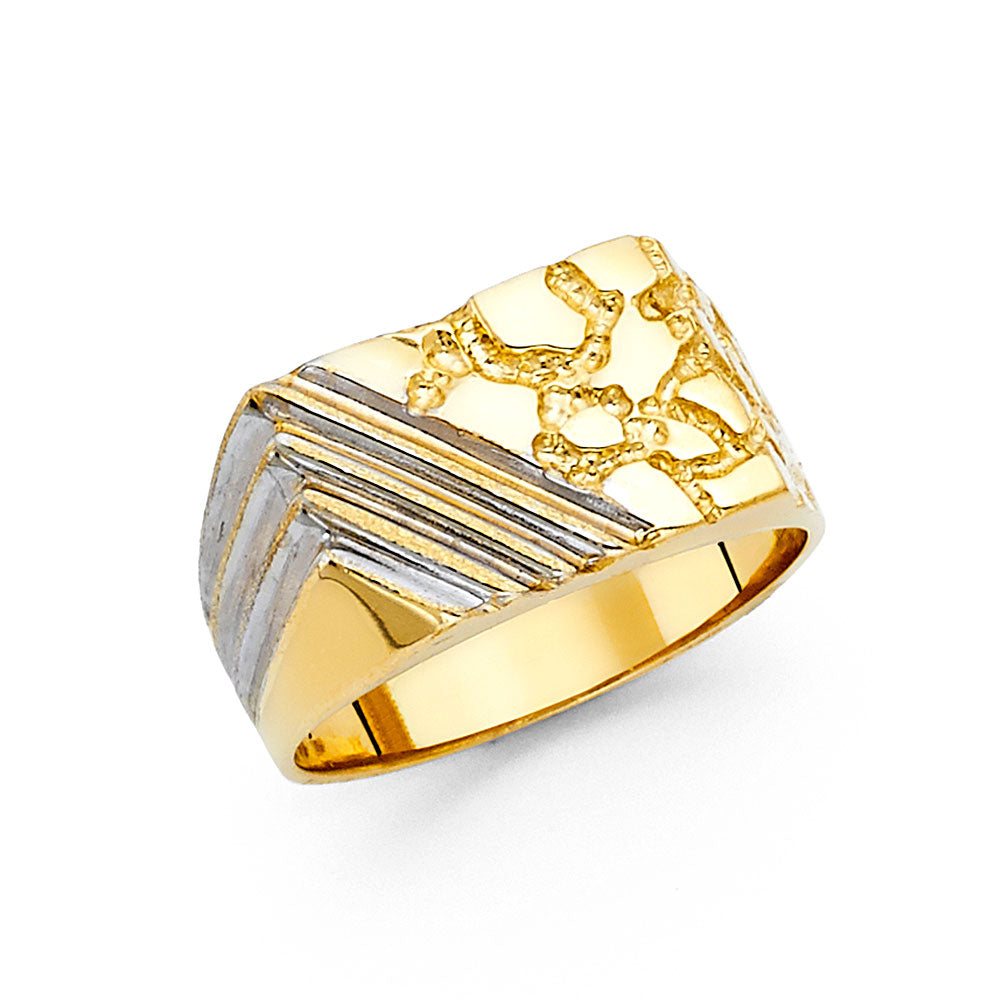 14KY NUGGET RING