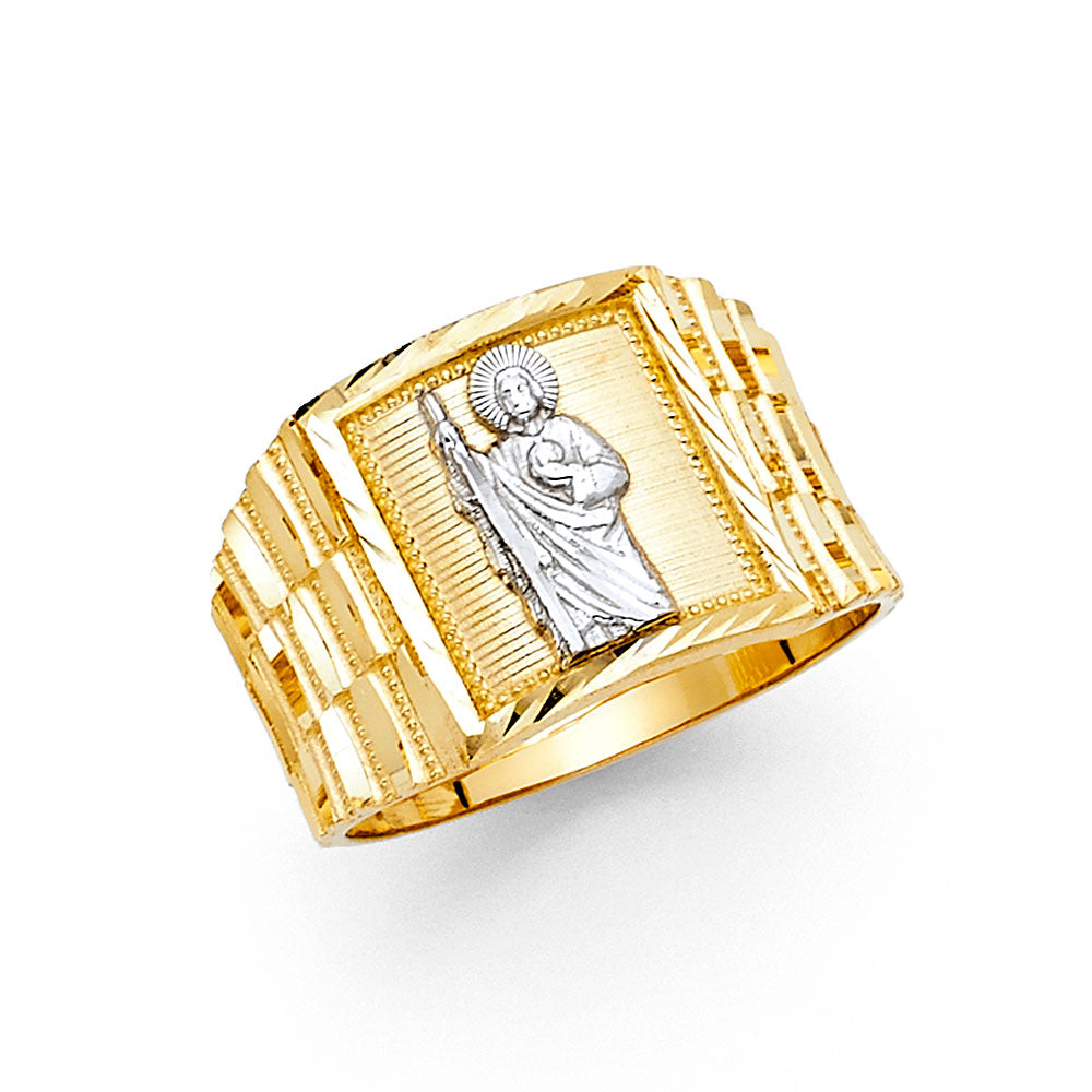 14K 2T MENS RING