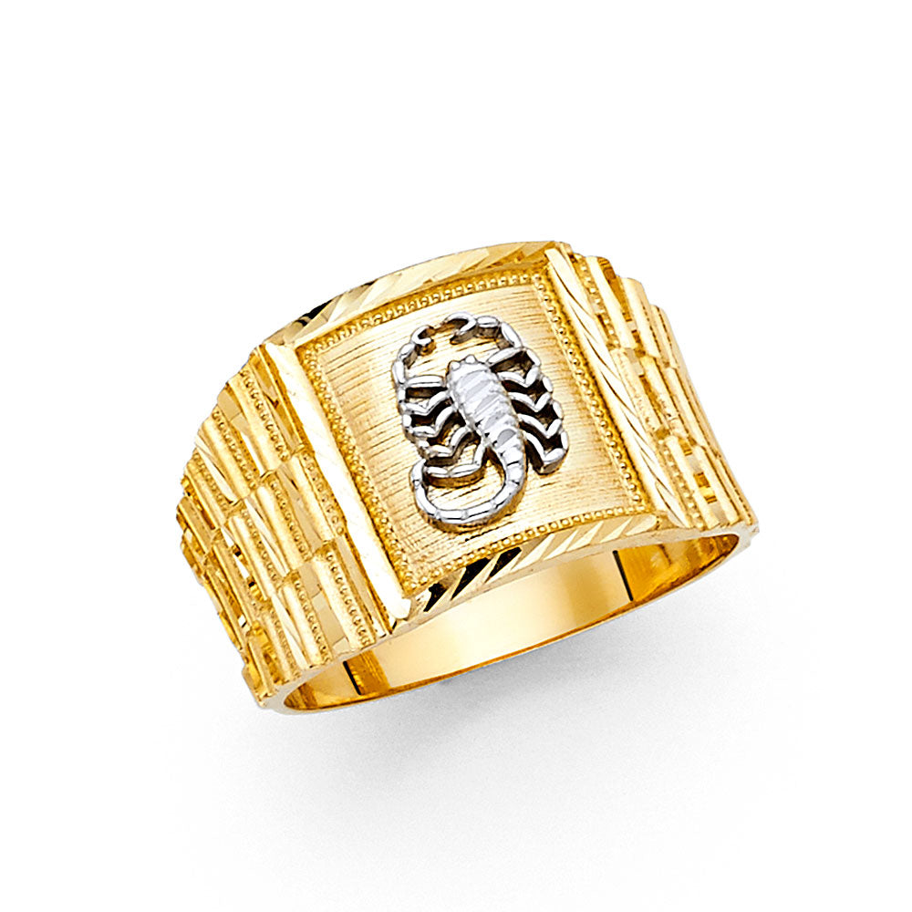 14K 2T MENS RING
