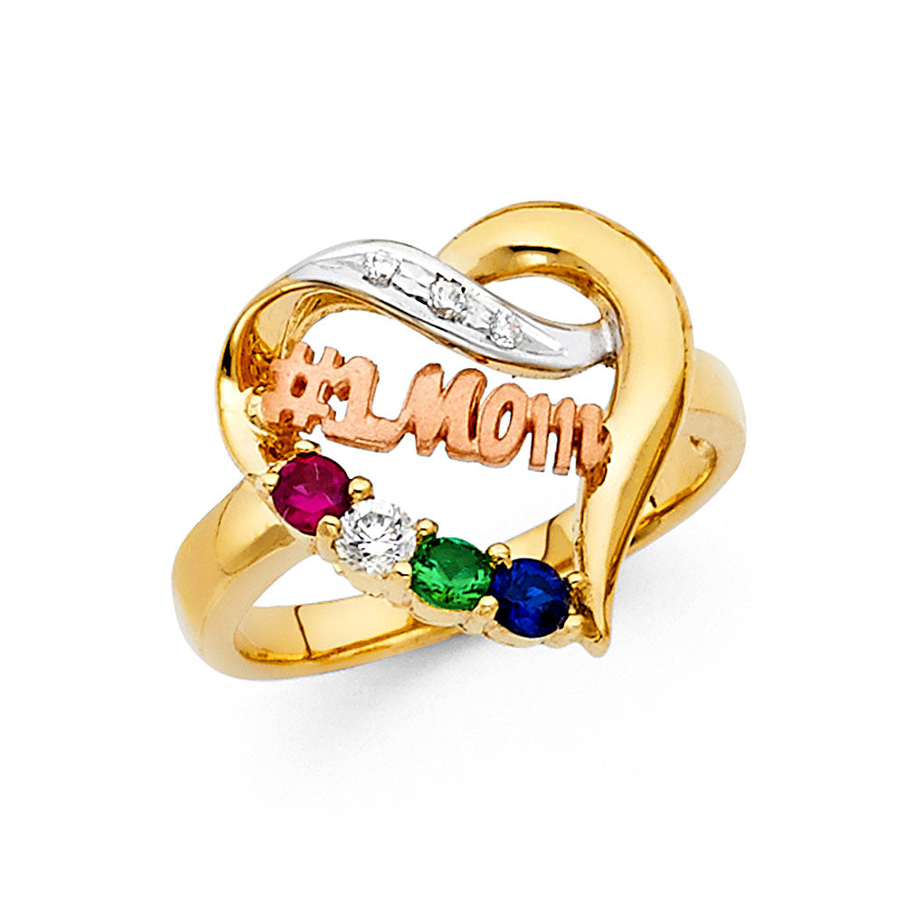 14K 3C PRAY HANDS RING